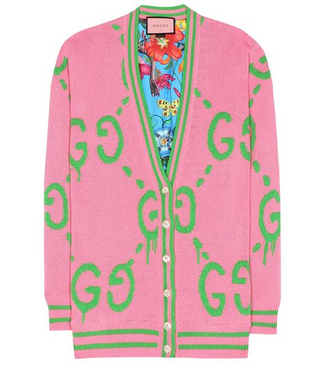 pink gucci cardigan womens|Gucci outlet cardigan.